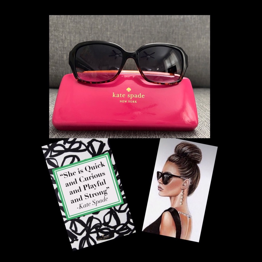 Kate Spade ♠️ Winona Sunglasses and Case